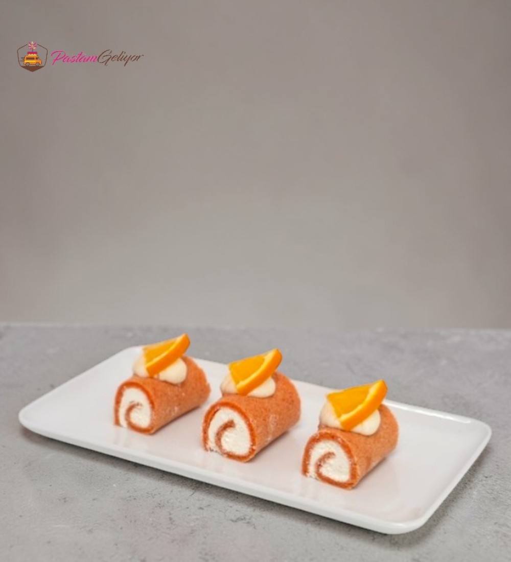 portakallı rulo pasta